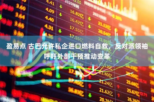 盈易点 古巴允许私企进口燃料自救，反对派领袖呼吁外部干预推动变革