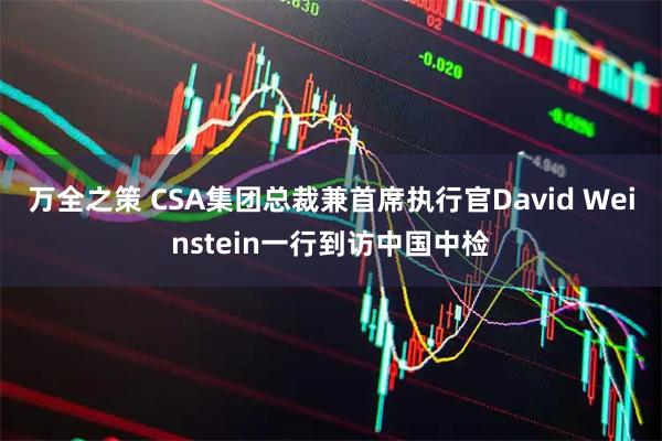 万全之策 CSA集团总裁兼首席执行官David Weinstein一行到访中国中检