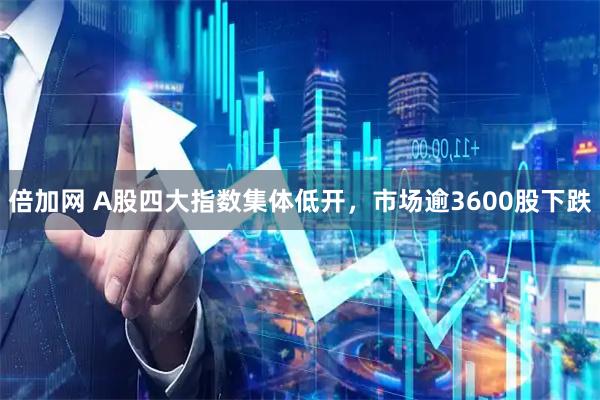倍加网 A股四大指数集体低开，市场逾3600股下跌