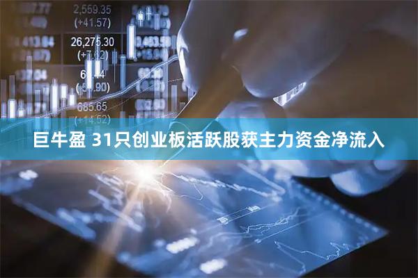 巨牛盈 31只创业板活跃股获主力资金净流入